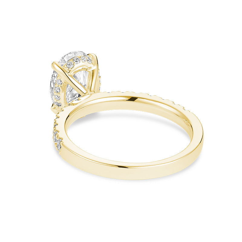 Lab Grown Oval Diamond Ring