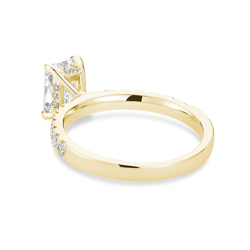 Lab Grown Radiant Diamond Ring