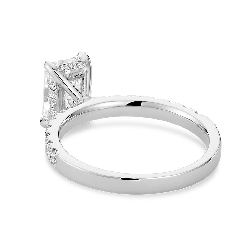 Lab Grown Radiant Diamond Ring
