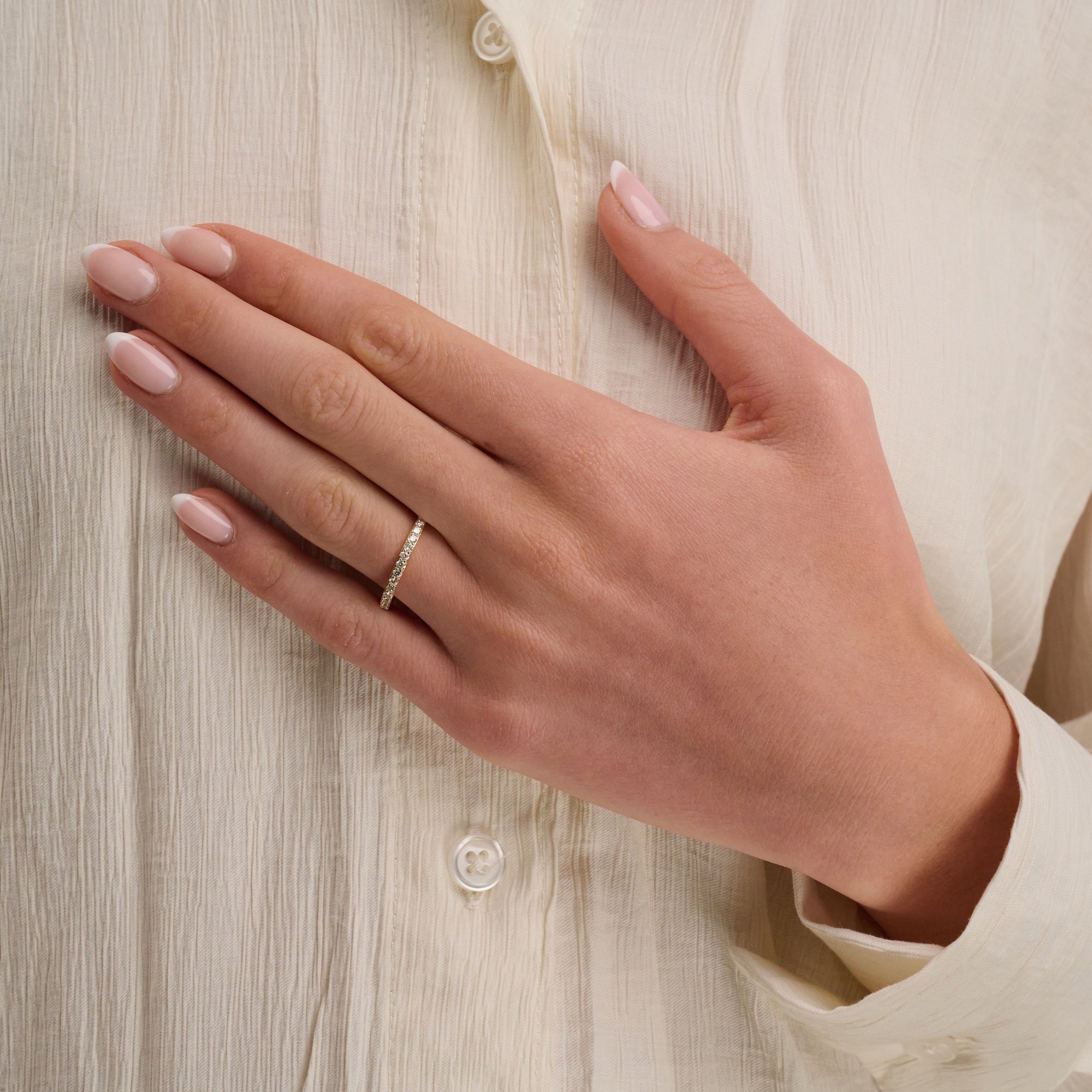 Semi Eternity Diamond Ring