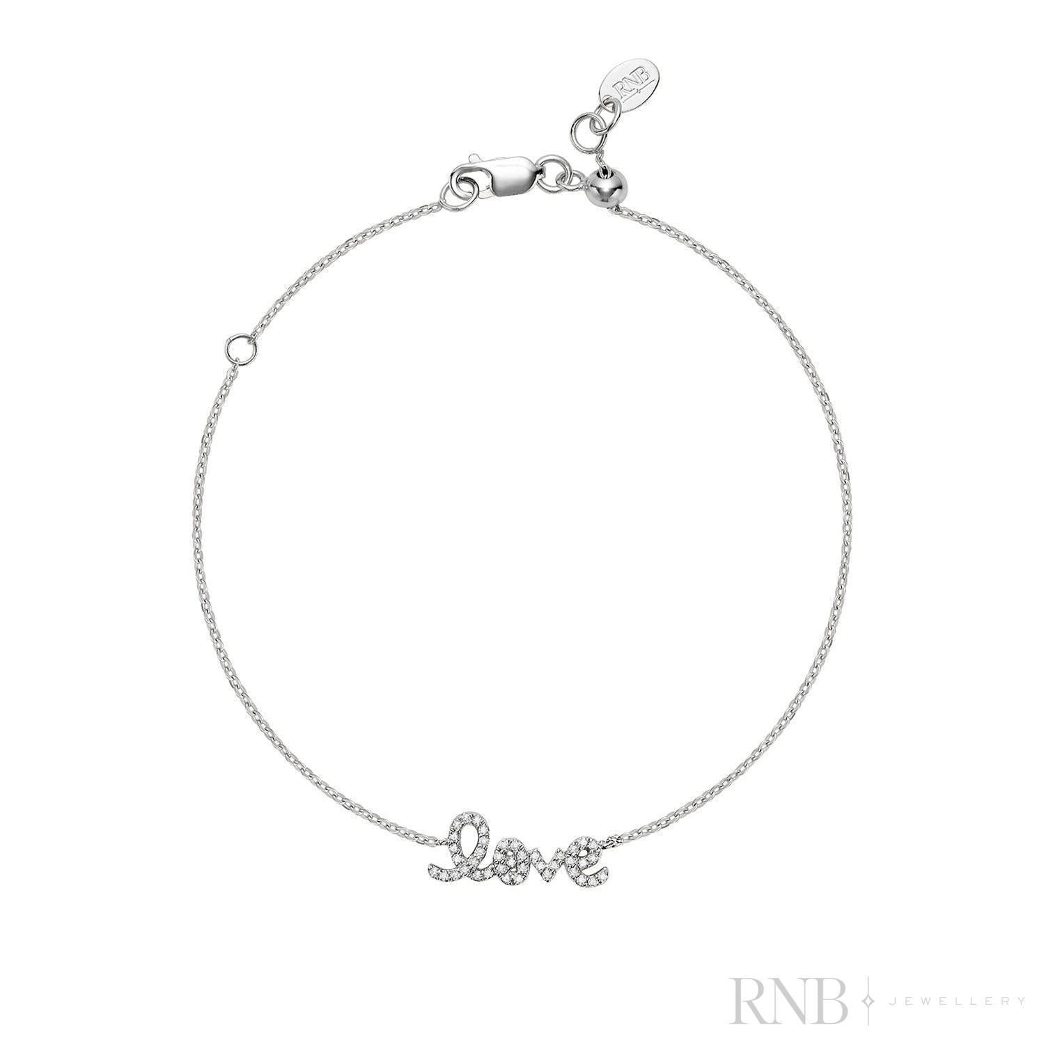 Mini "Love" Diamond Bracelet-RNB Jewellery