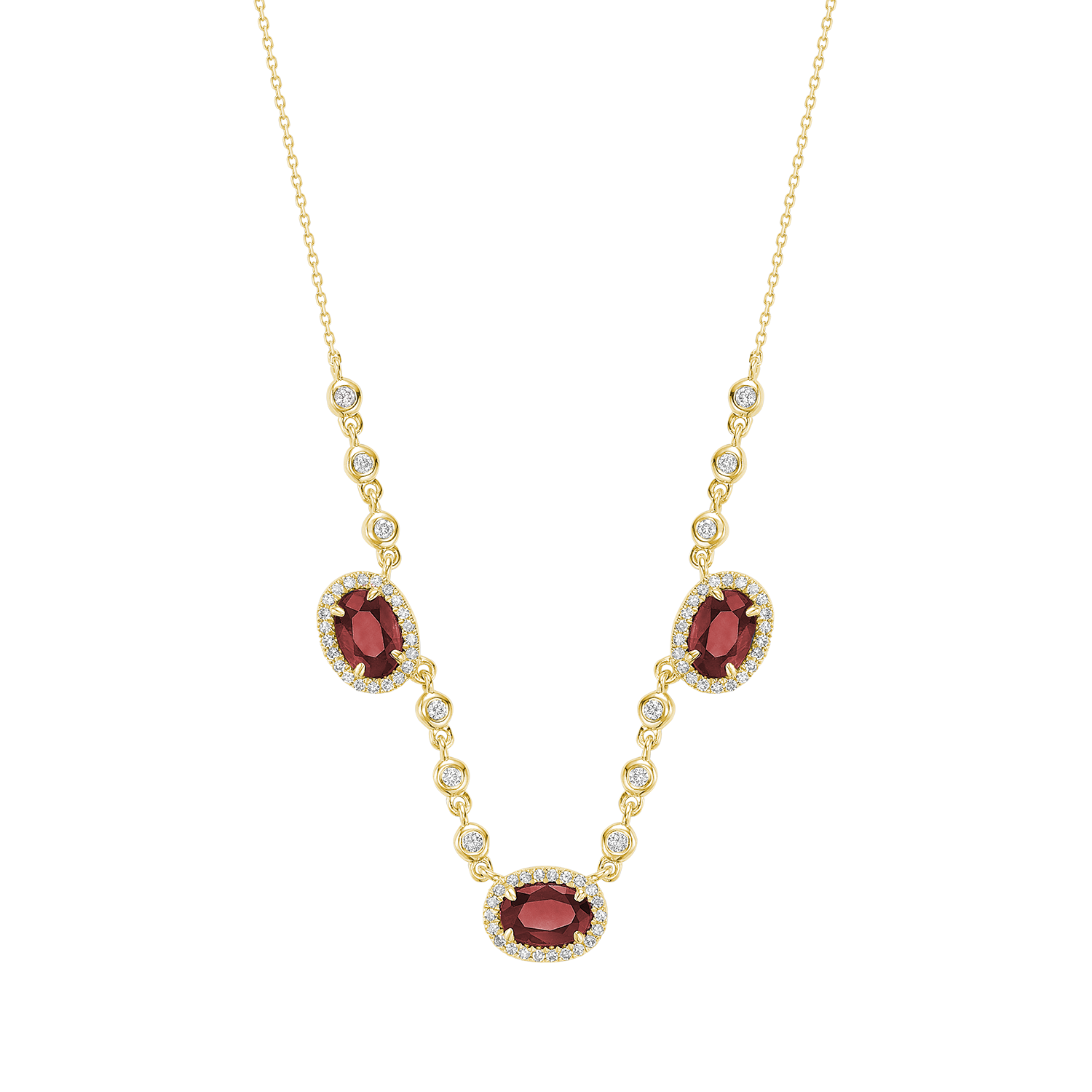 Precious Stone & Diamond Pendant