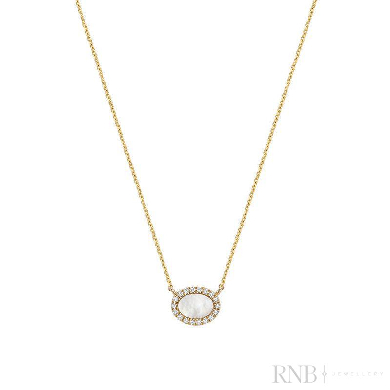 Pearl & Diamond Necklace-RNB Jewellery