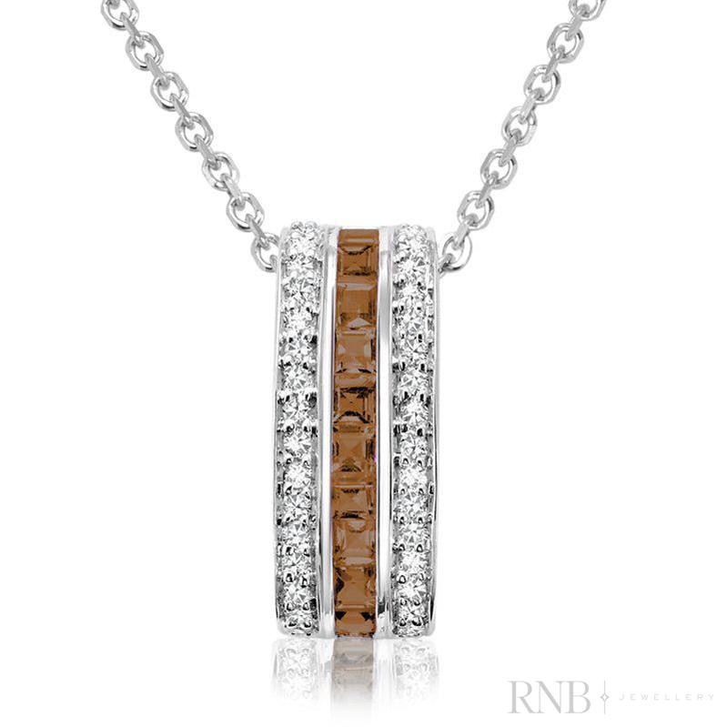 Precious Stone & Diamond Pendant-RNB Jewellery