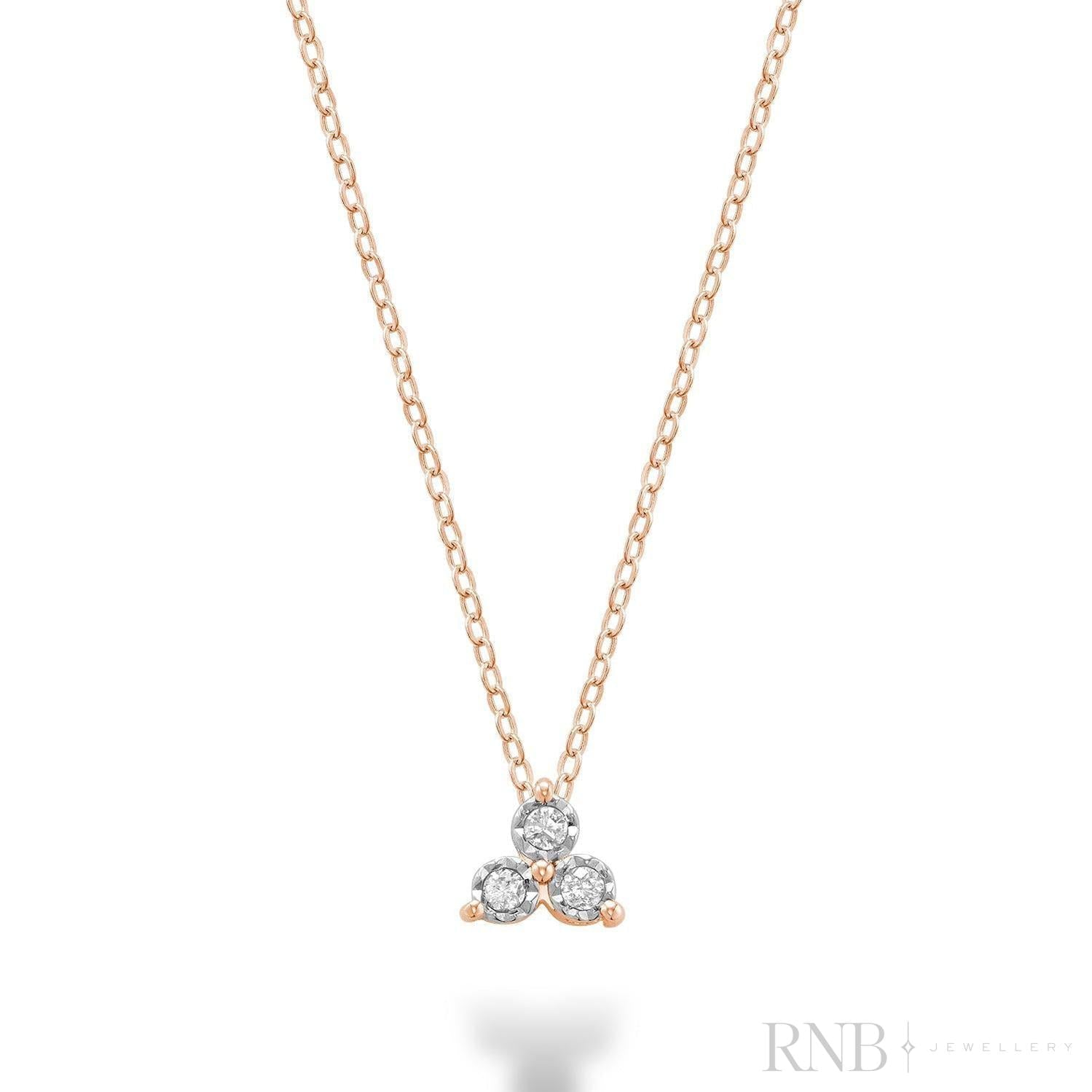 Illusion Trinity Diamond Pendant-RNB Jewellery