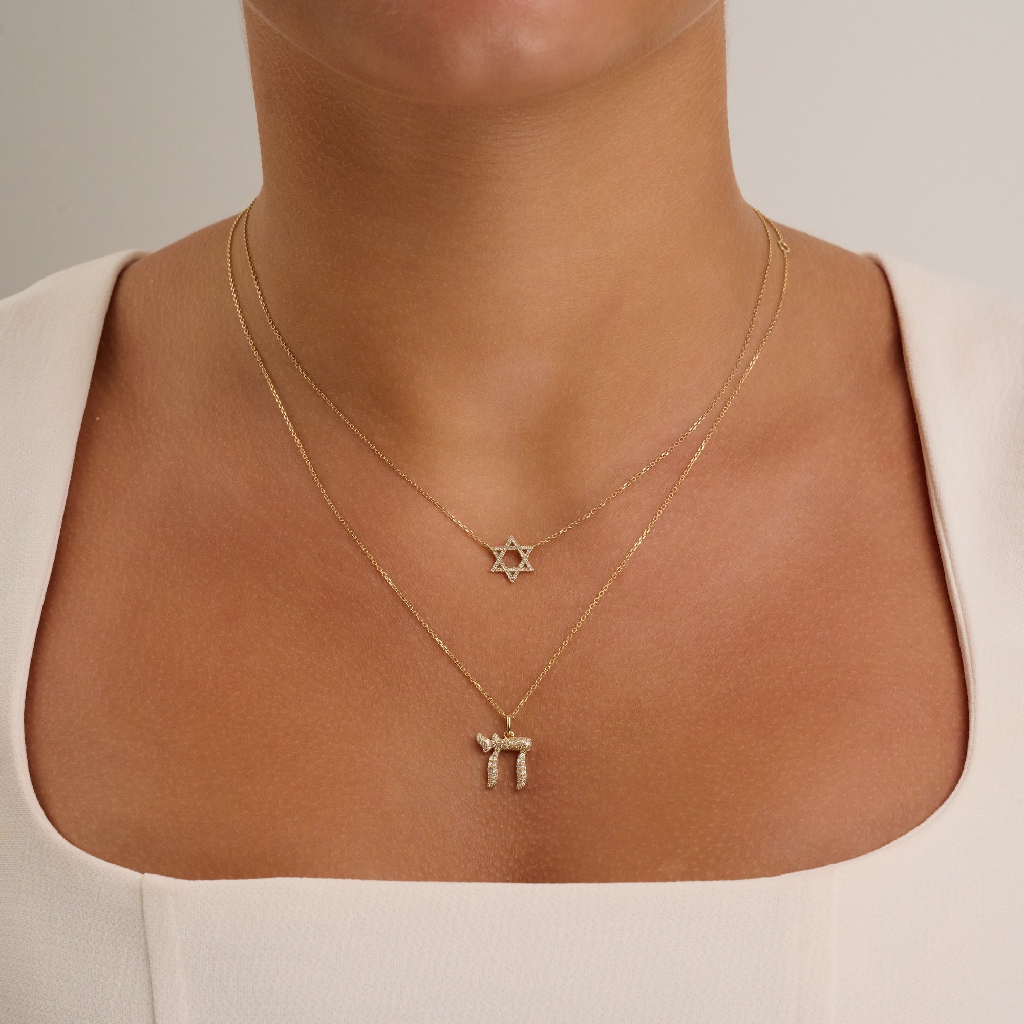 Chai Diamond Pendant