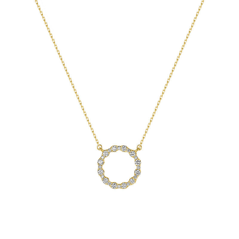 Elegant Circle Of Life Diamond Pendant