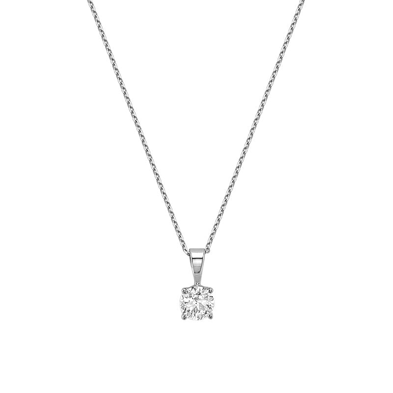 Lab Grown Solitaire Pendant