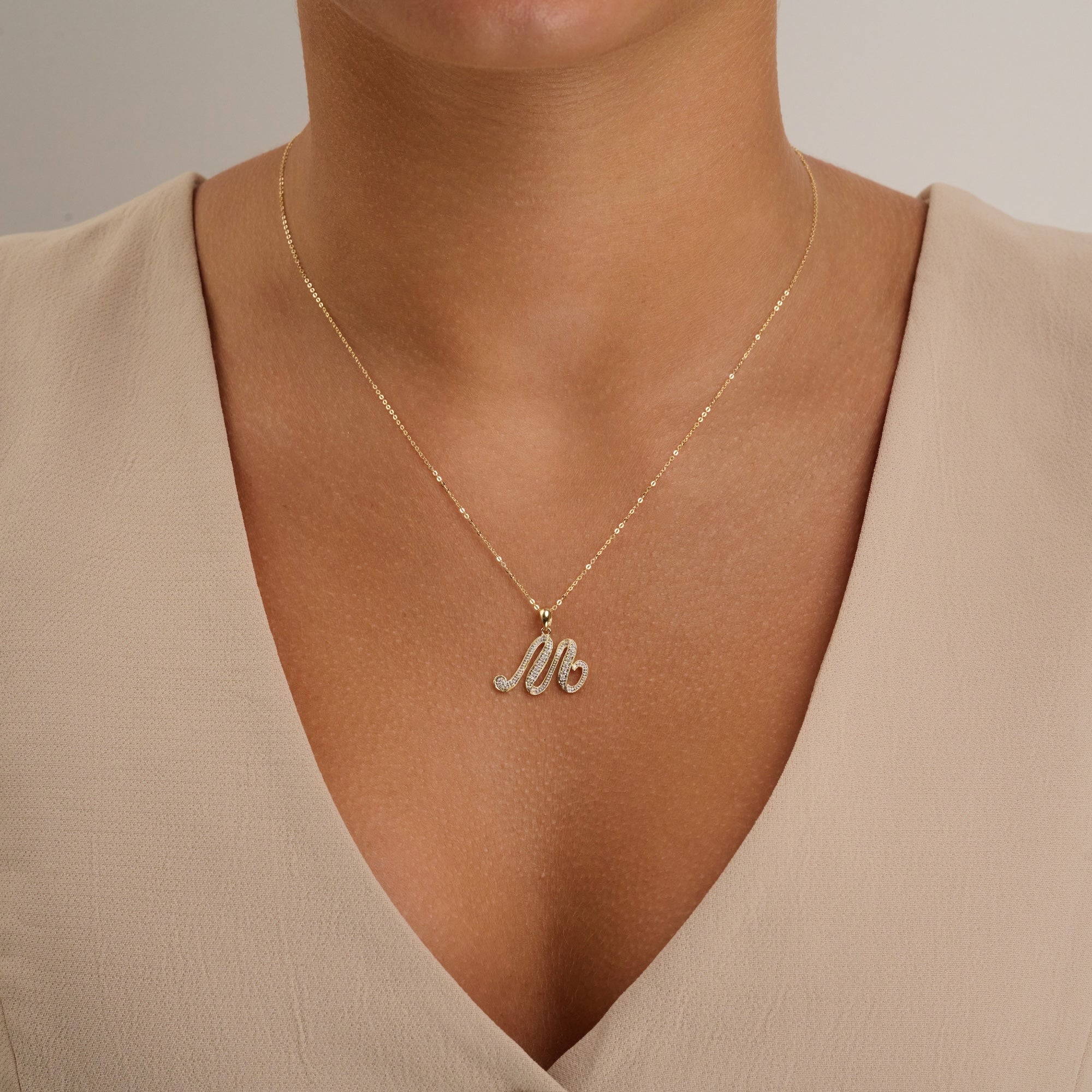 Script Diamond Initials