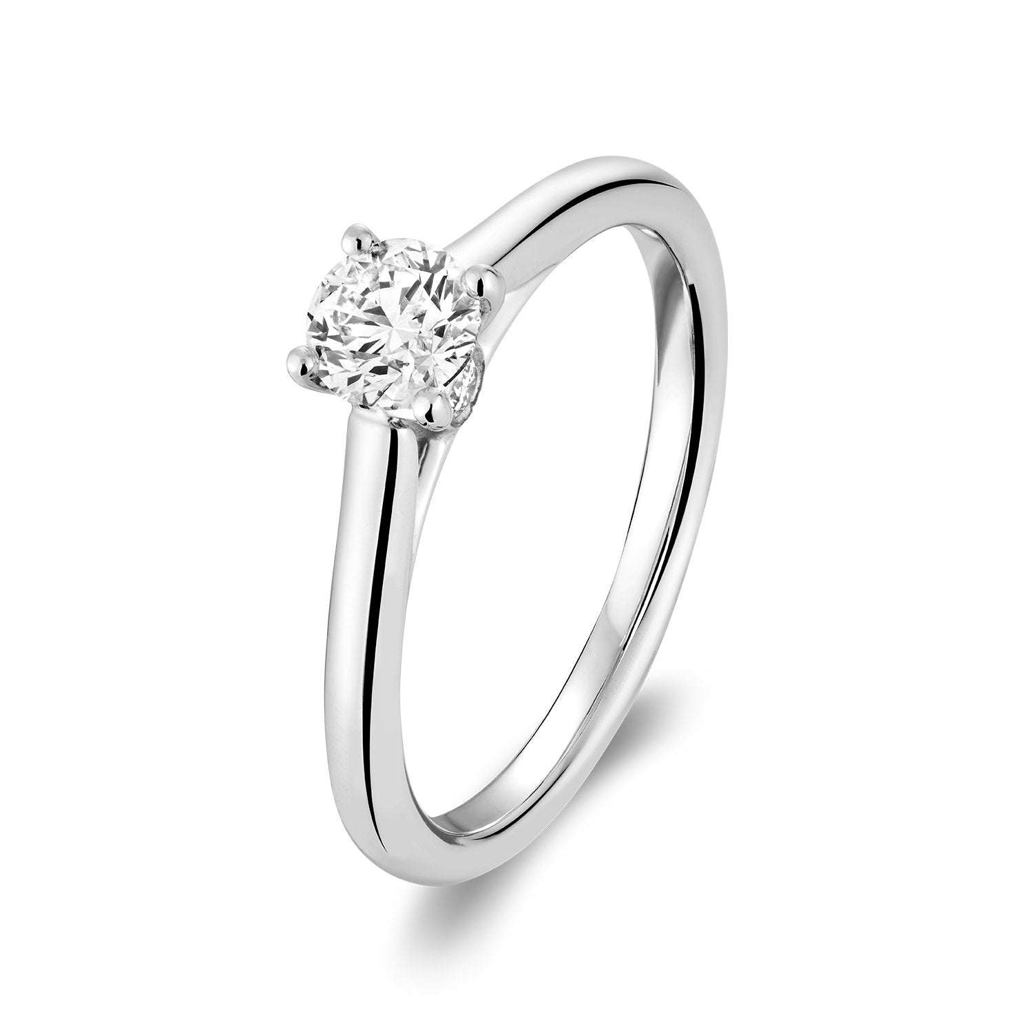 Brilliant Round Diamond Engagement Ring