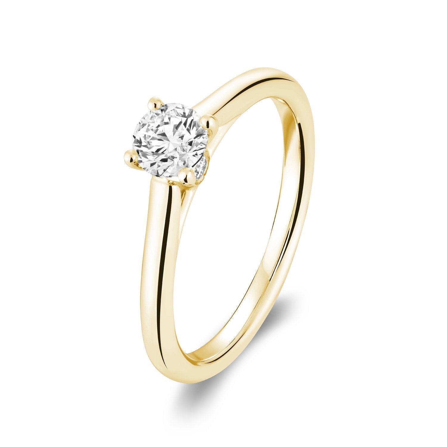 Brilliant Round Diamond Engagement Ring