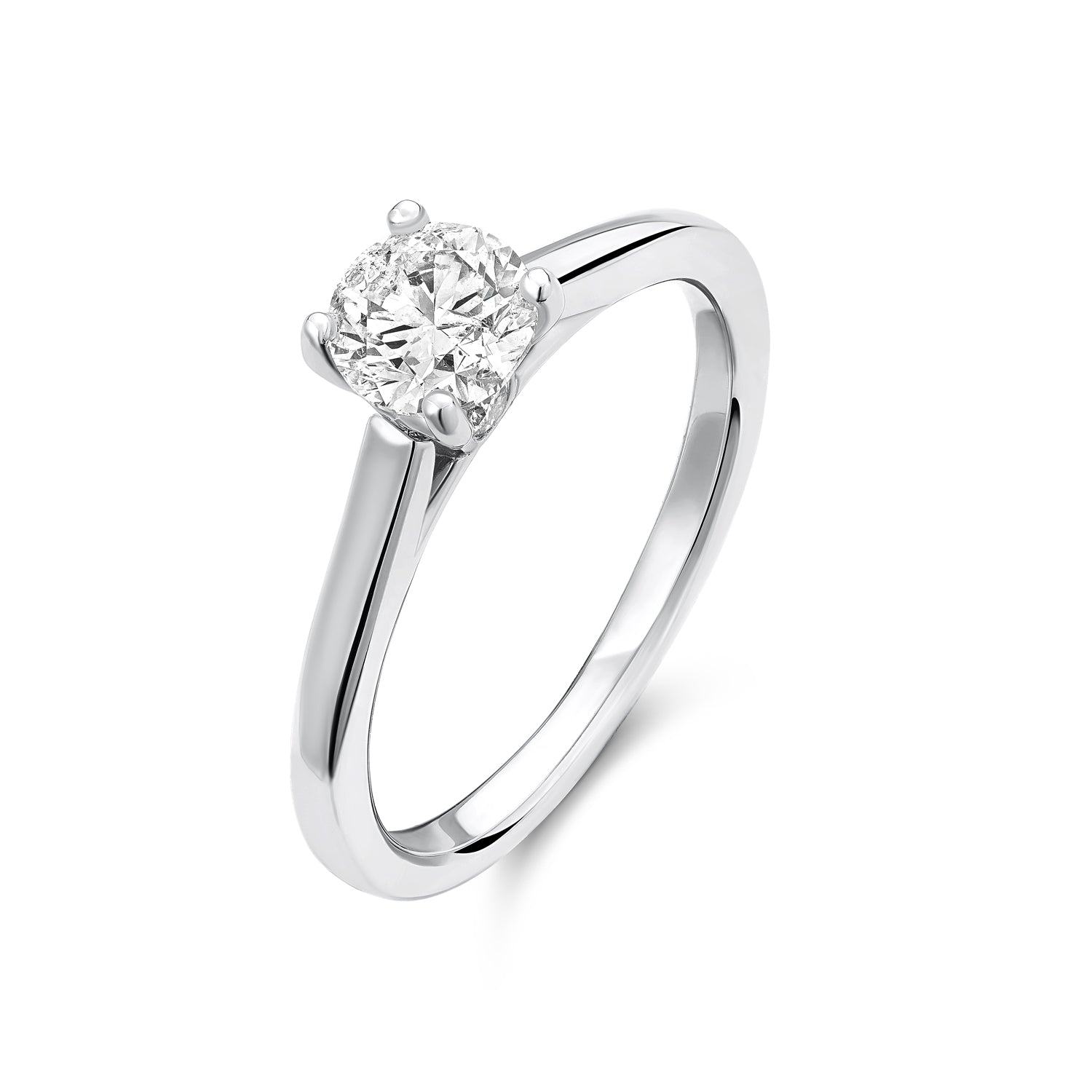 Brilliant Round Diamond Engagement Ring