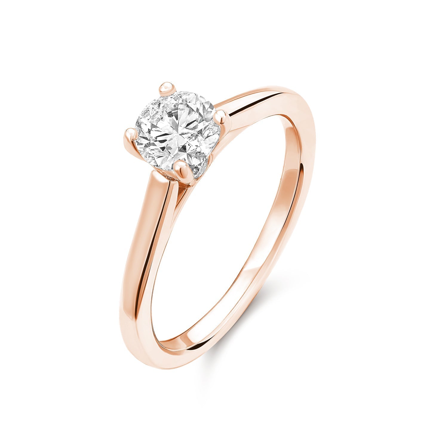 Brilliant Round Diamond Engagement Ring