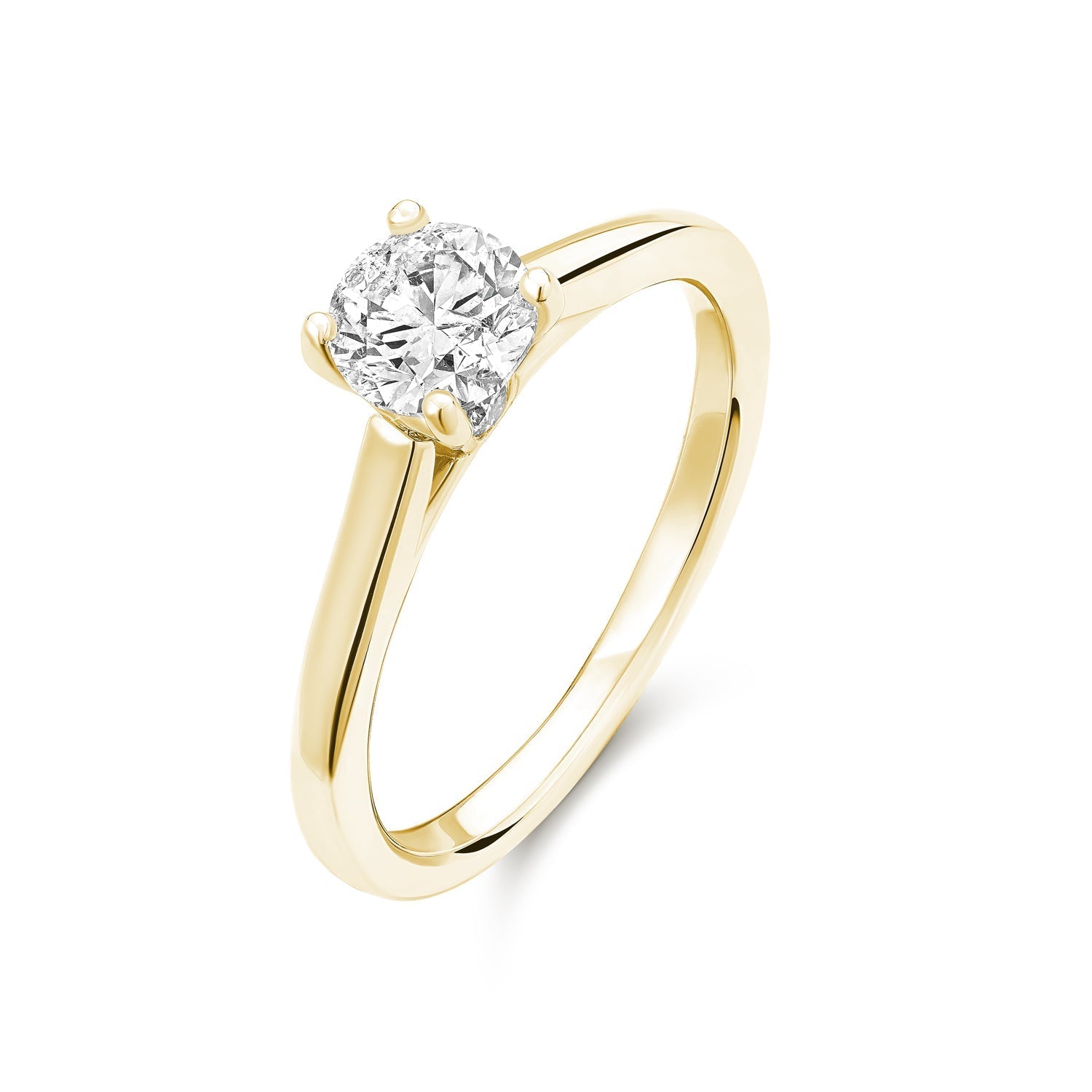 Brilliant Round Diamond Engagement Ring