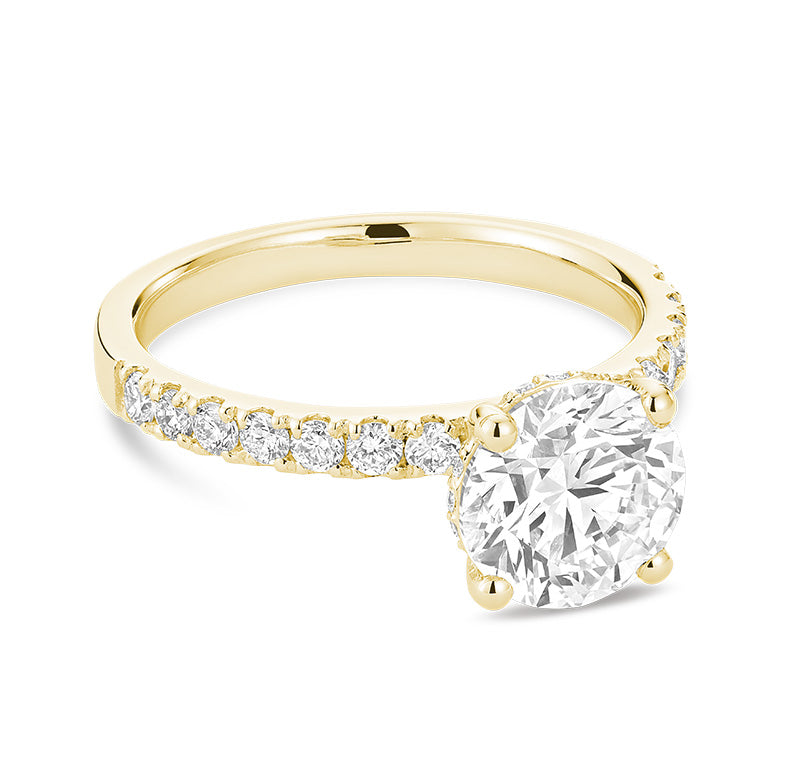 Lab Grown Halo Diamond Ring