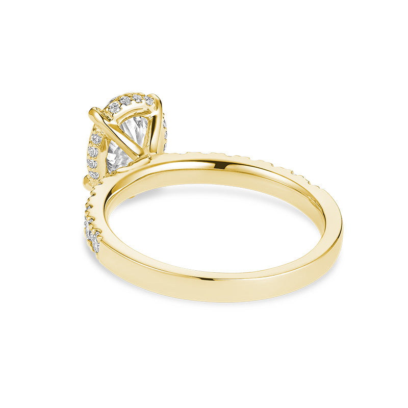 Lab Grown Oval Diamond Ring