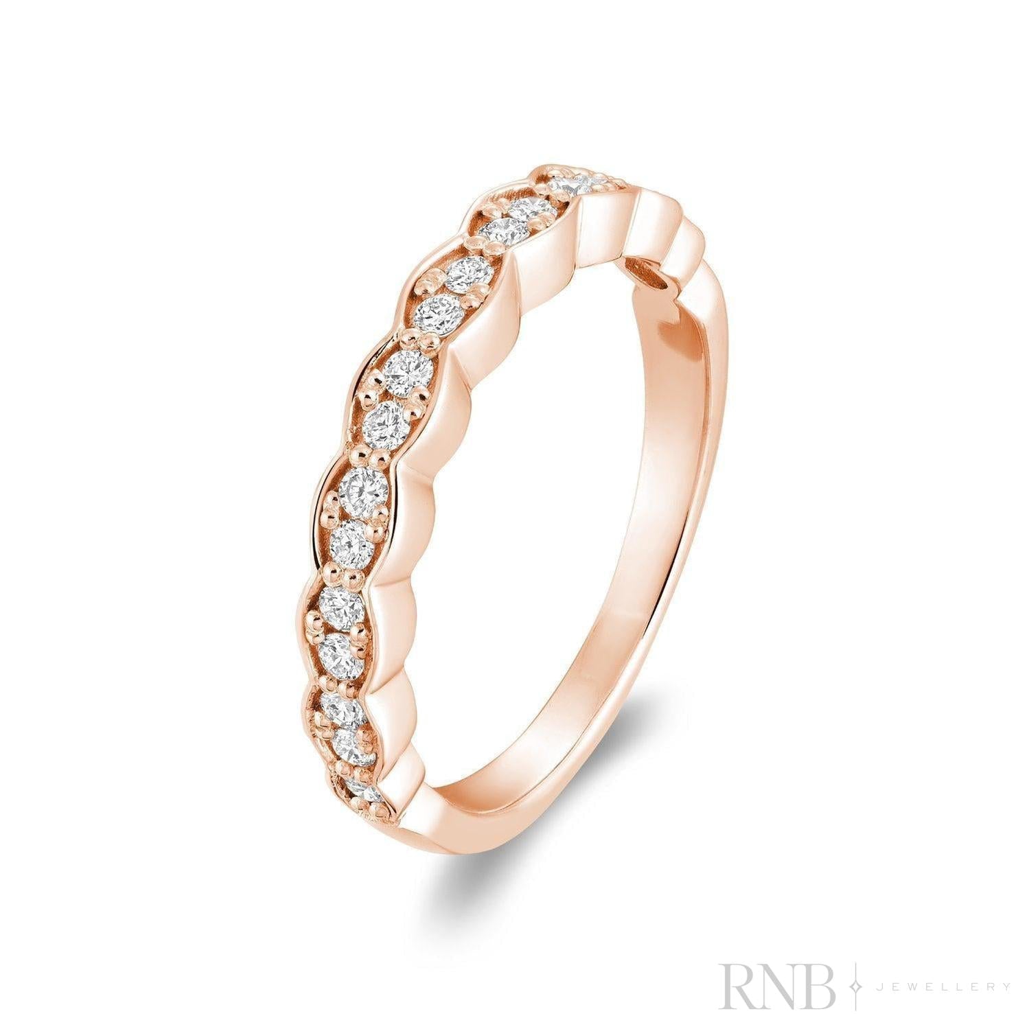 Marquise Illusion Semi Eternity Diamond Ring-RNB Jewellery