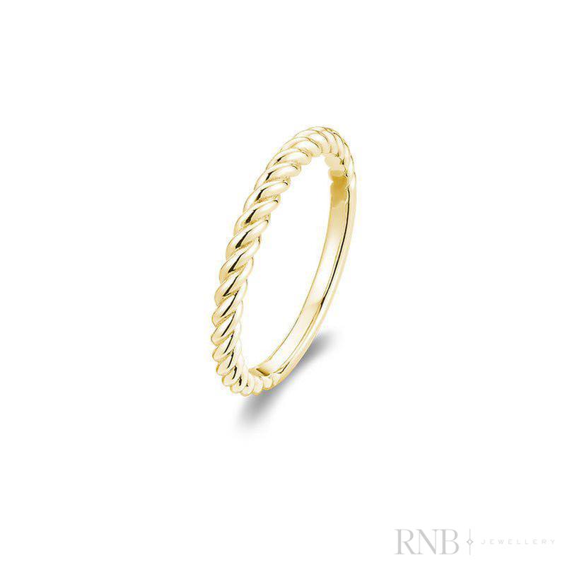 Bridal Gold Rope Ring-RNB Jewellery