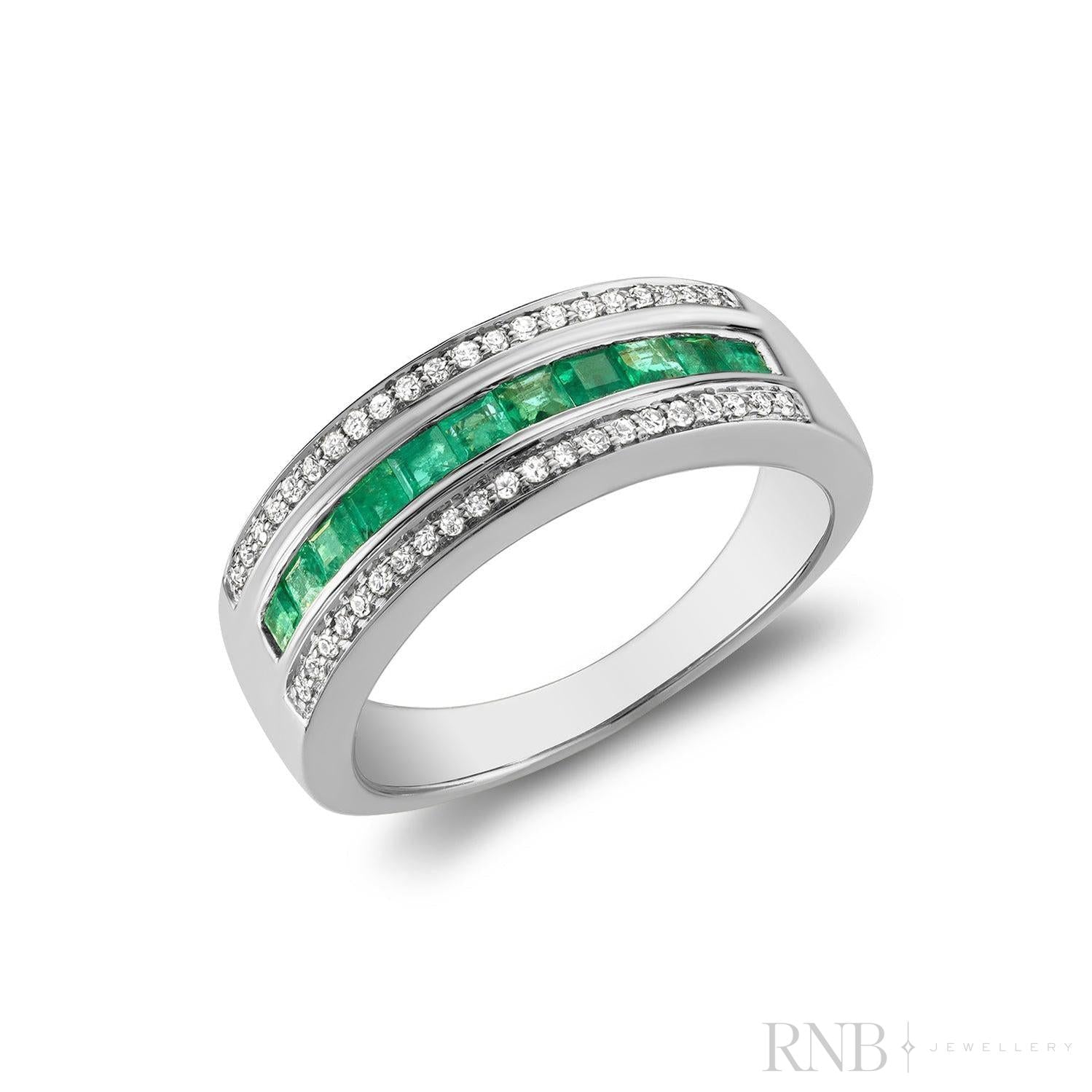 Precious Stone & Diamond Ring-RNB Jewellery