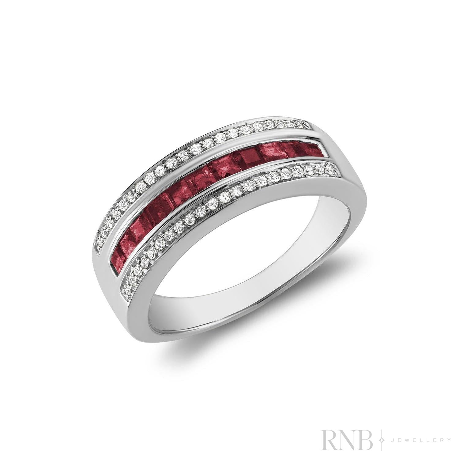 Precious Stone & Diamond Ring-RNB Jewellery