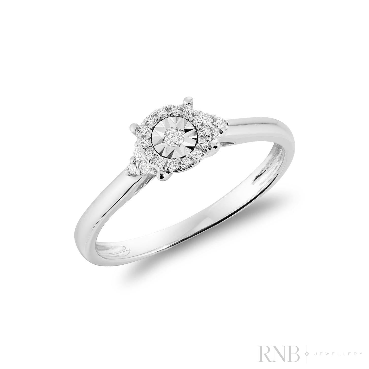 Illusion Setting Diamond Ring-RNB Jewellery