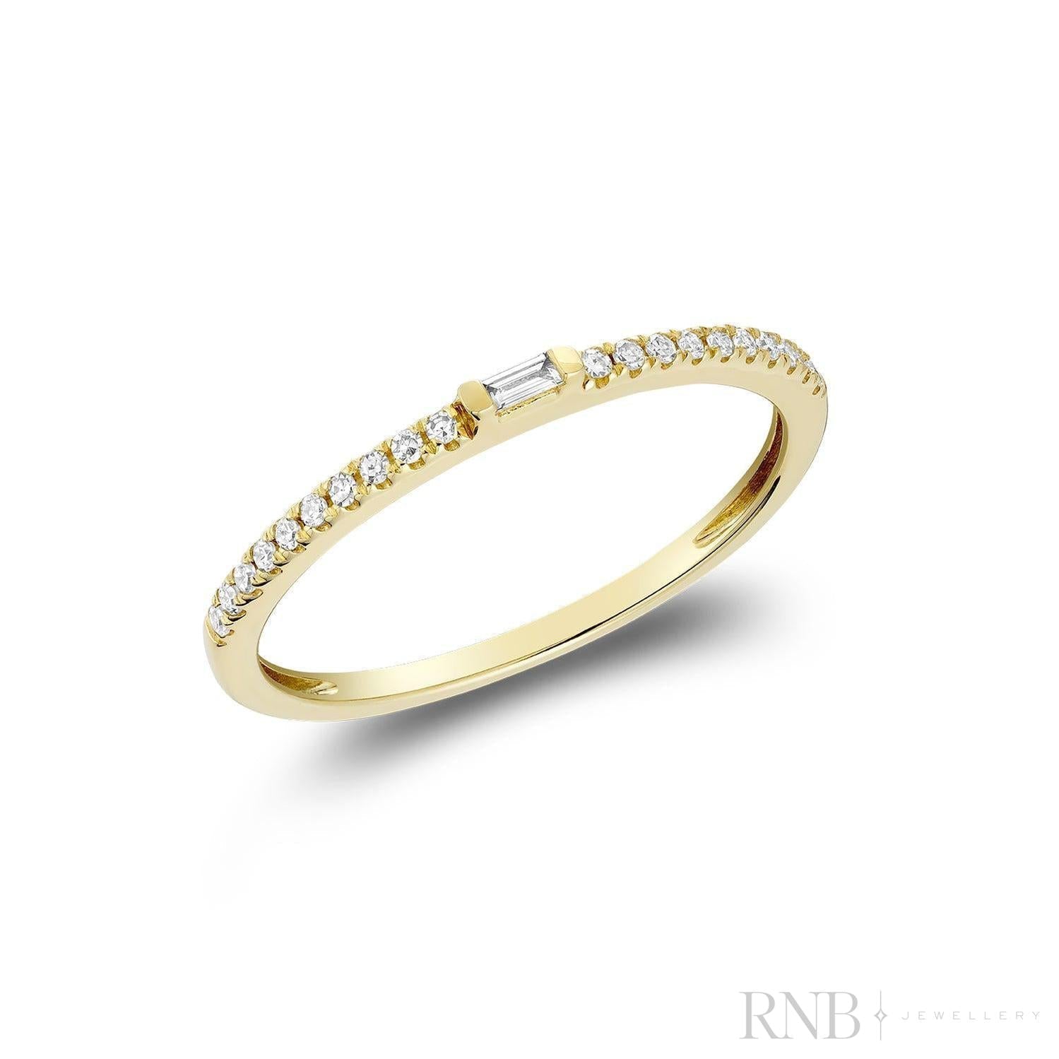 Baguette Diamond Ring-RNB Jewellery