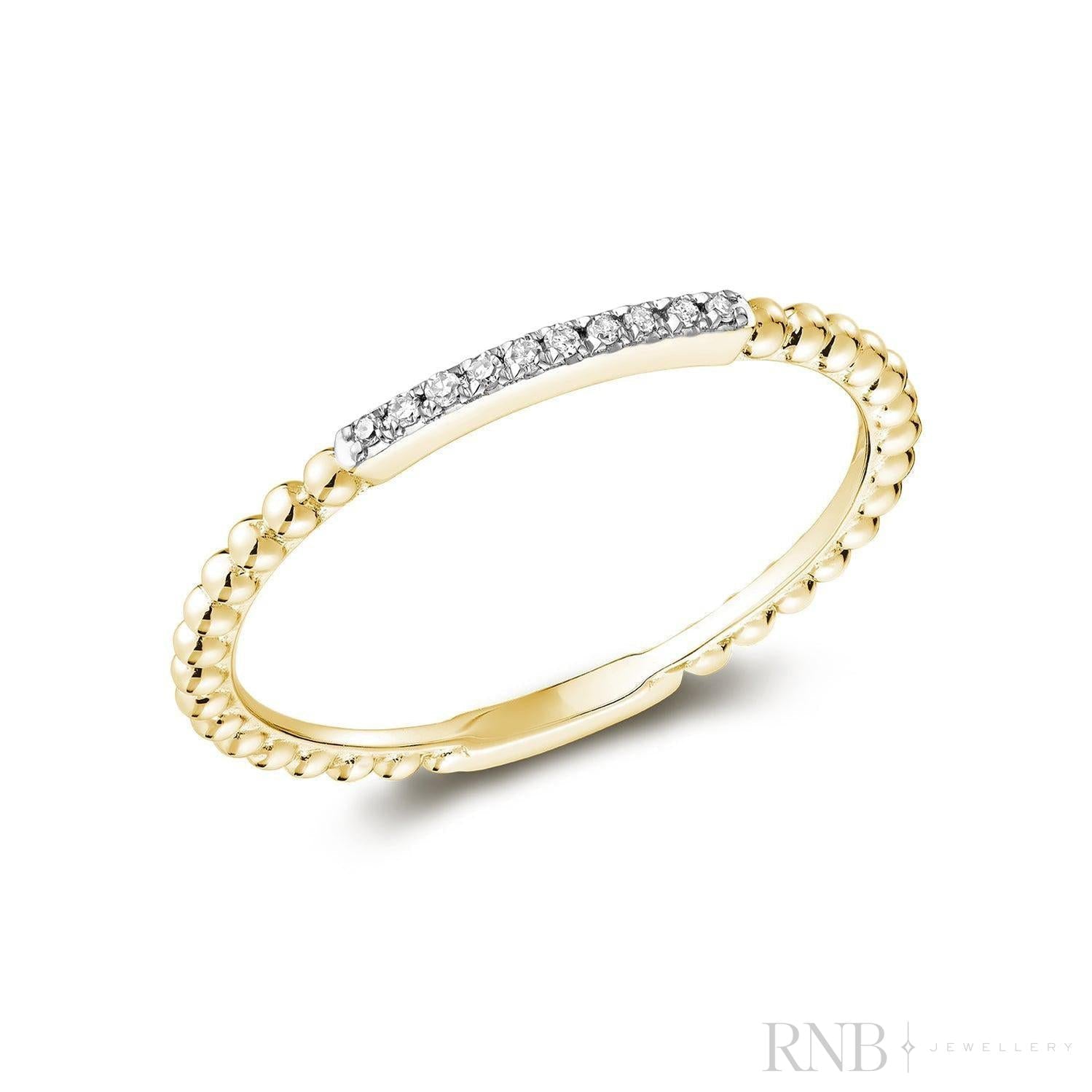 Bead Diamond Ring-RNB Jewellery