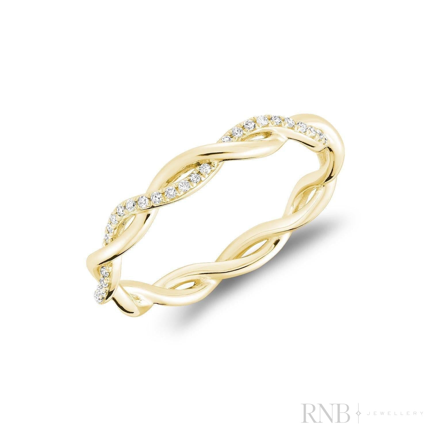 Eternity Twist Diamond Ring-RNB Jewellery