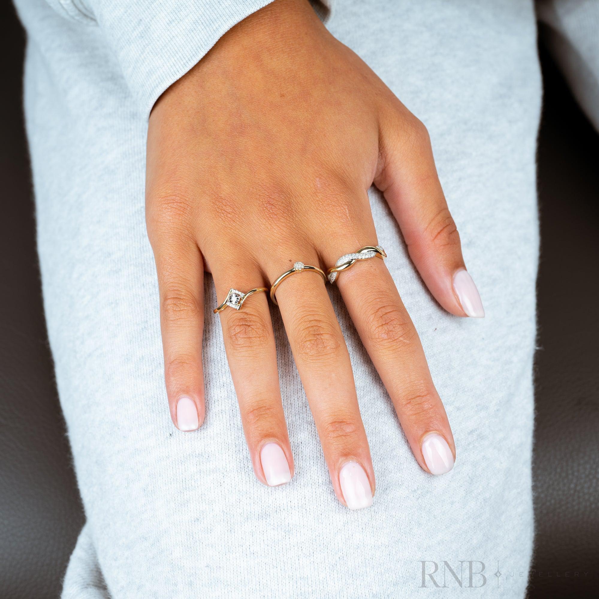 Cluster Mount Diamond Ring-RNB Jewellery