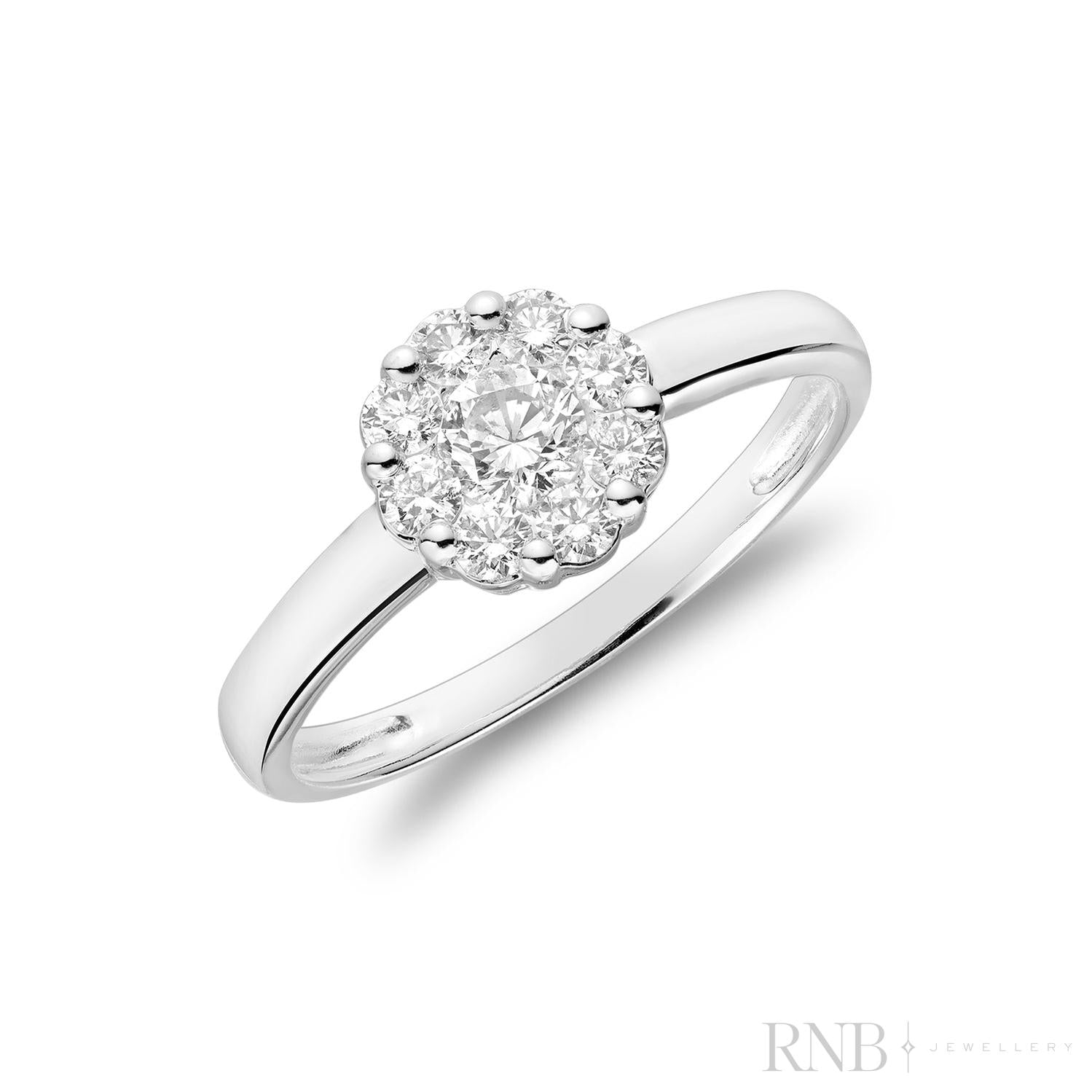 Cluster Mount Diamond Ring-RNB Jewellery