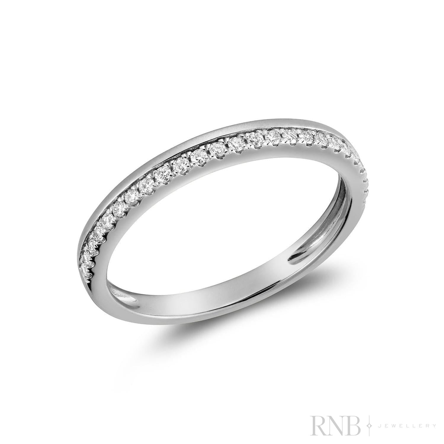 United Semi Eternity Diamond Ring-RNB Jewellery