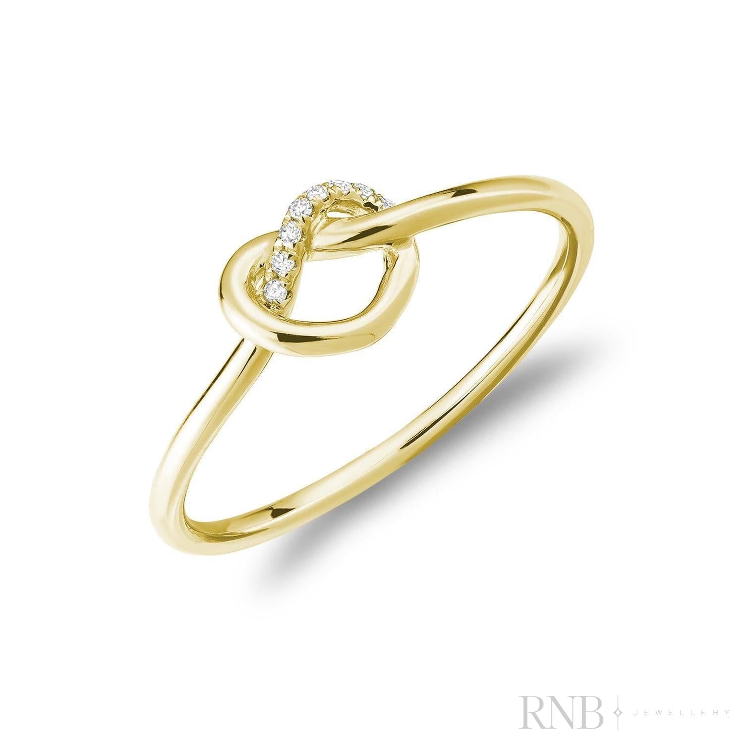 Knot Diamond Ring-RNB Jewellery