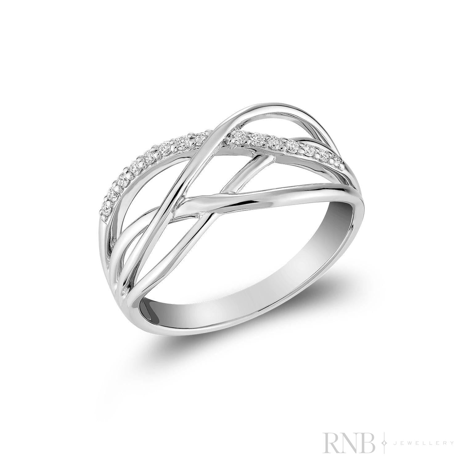 Multi Waves Diamond Ring-RNB Jewellery