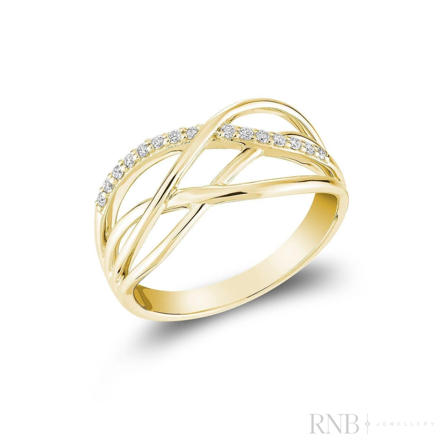 Multi Waves Diamond Ring-RNB Jewellery