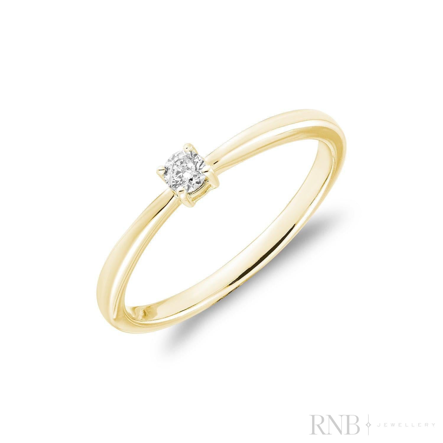 Solitaire Diamond Ring-RNB Jewellery