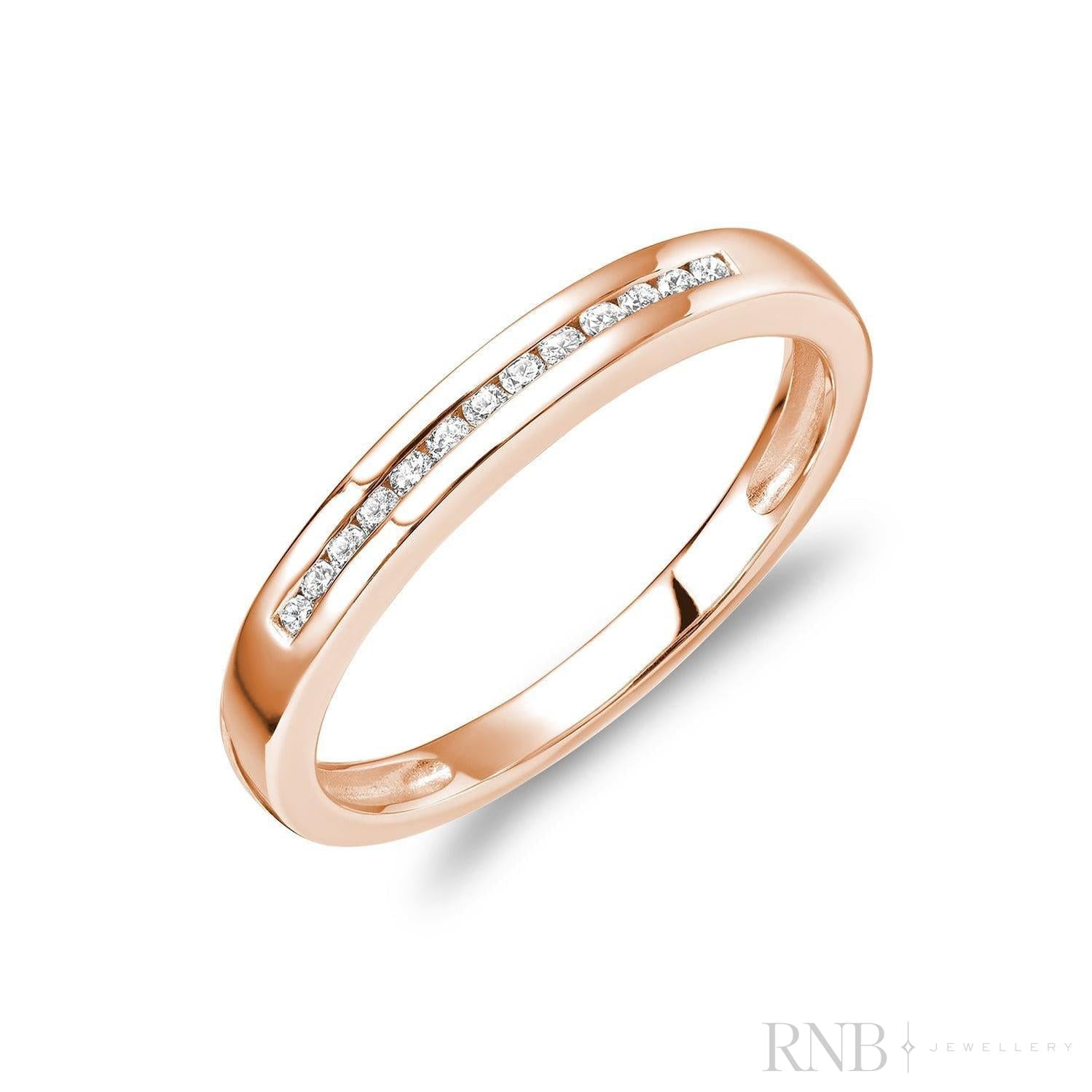 Channel Set Diamond Band-RNB Jewellery