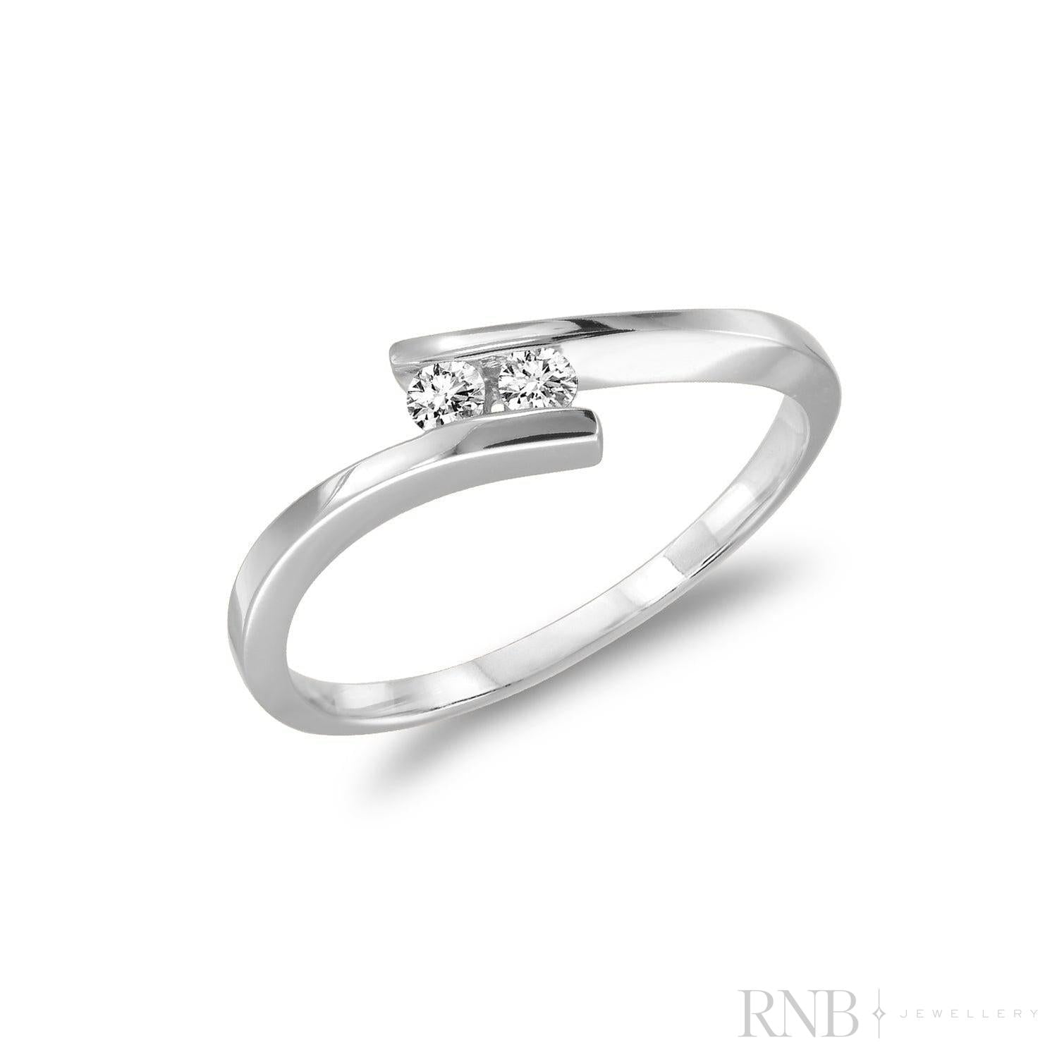 Two Stone Diamond Ring-RNB Jewellery