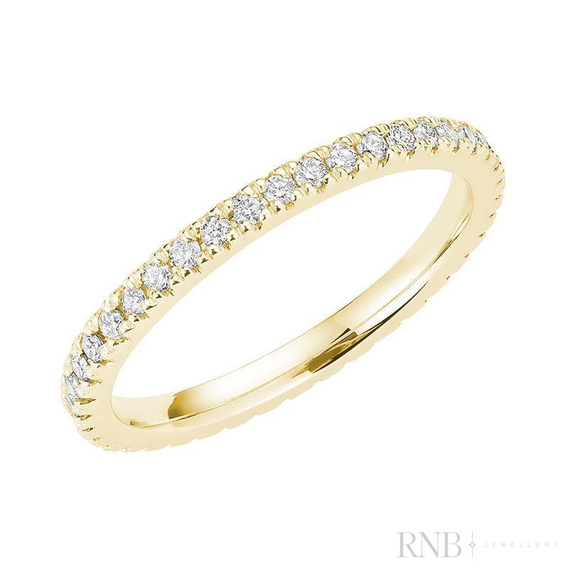 Semi Eternity Baguette and Round Diamond Ring-RNB Jewellery