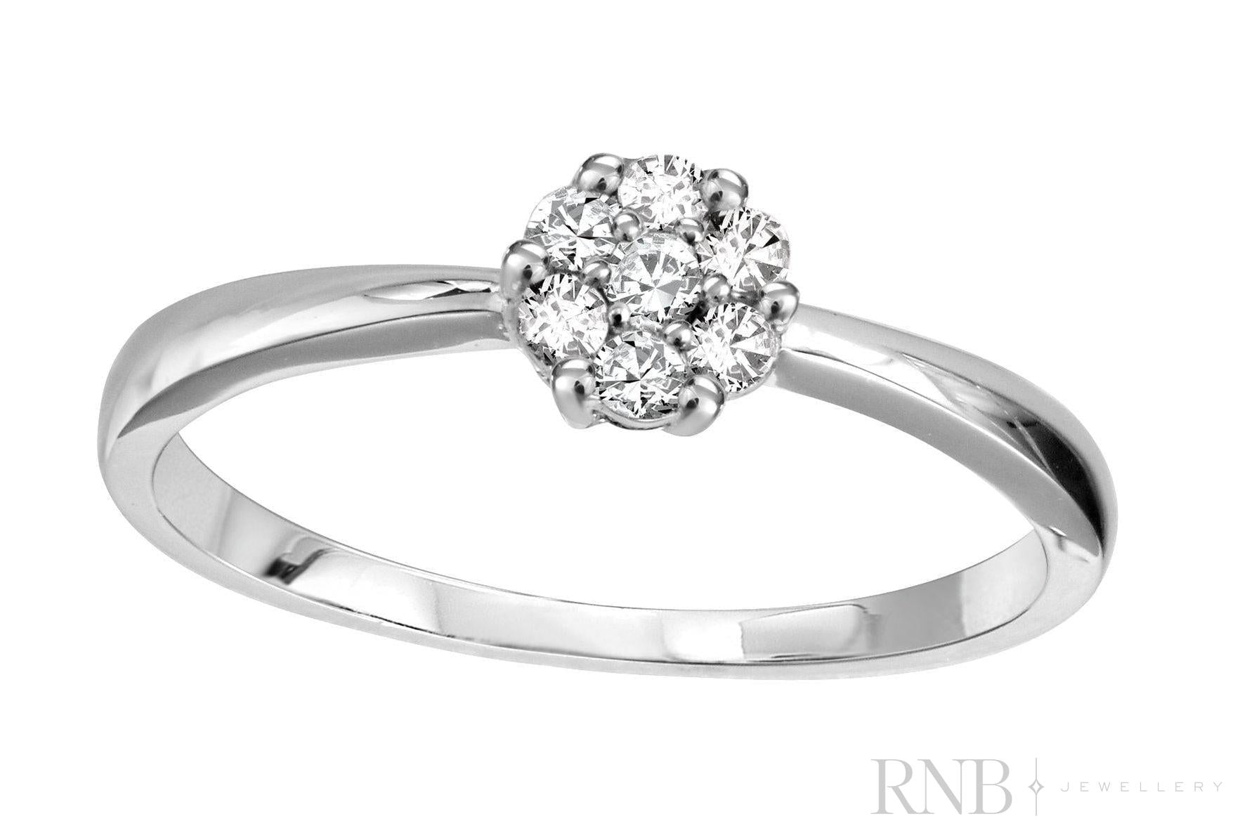 Cluster Mount Diamond Ring-RNB Jewellery