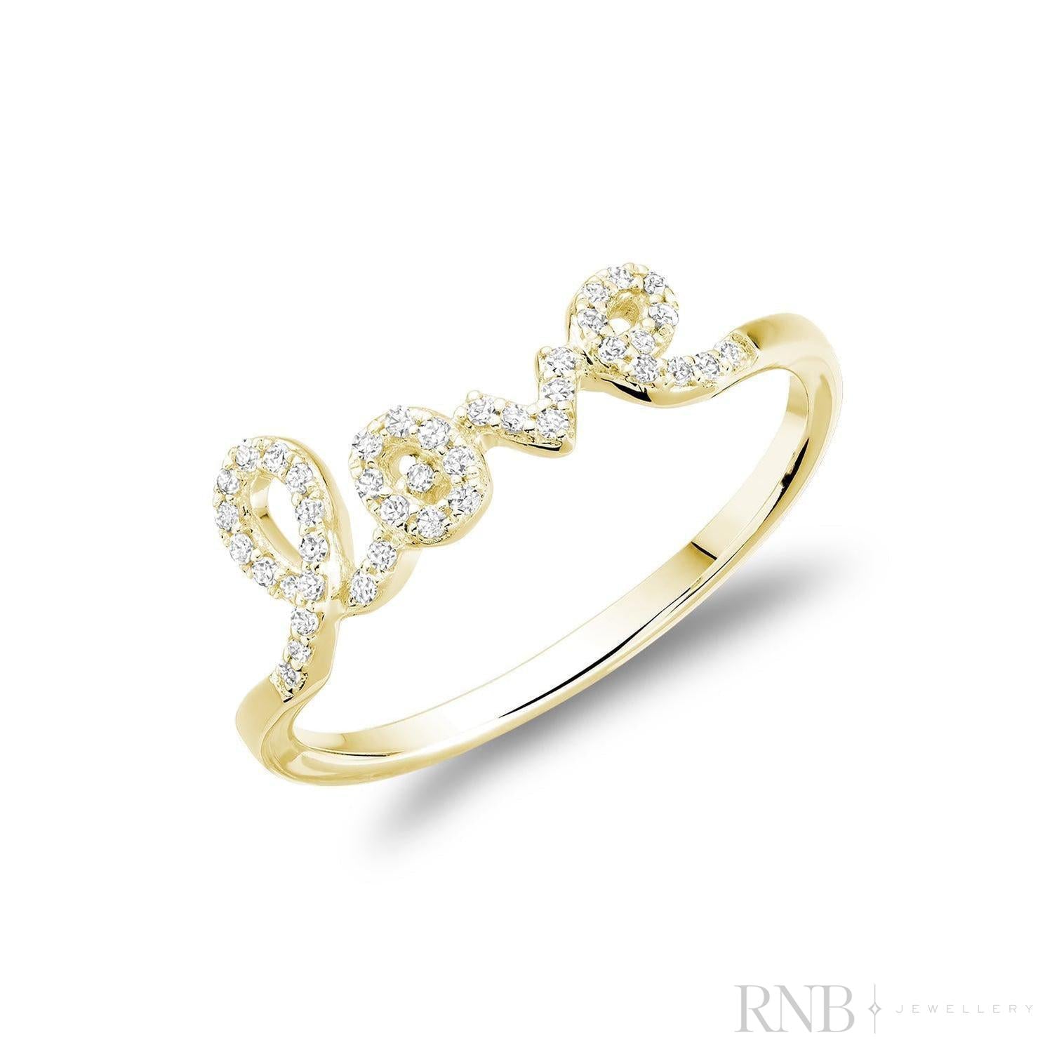 LOVE Diamond Ring-RNB Jewellery