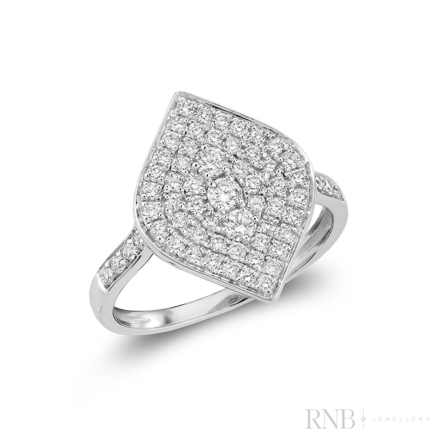 Marquise Pave Diamond Ring-RNB Jewellery