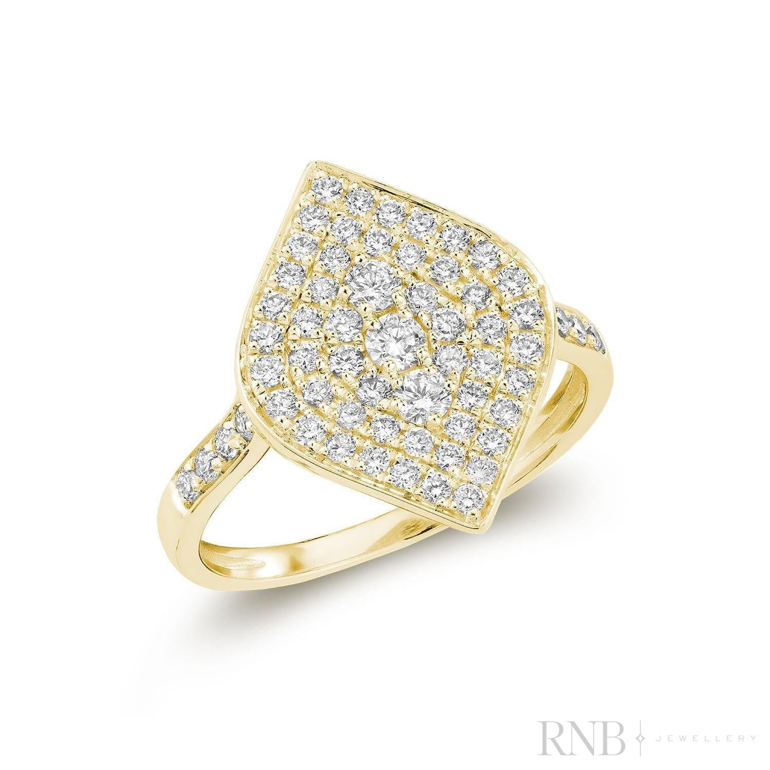 Marquise Pave Diamond Ring-RNB Jewellery