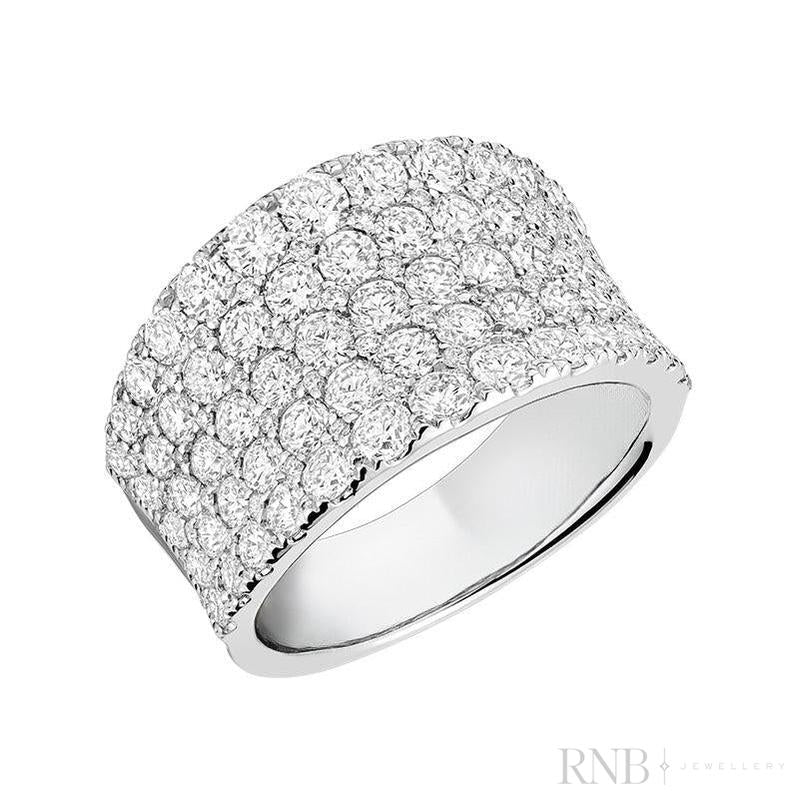 Grand Pave Diamond Ring-RNB Jewellery