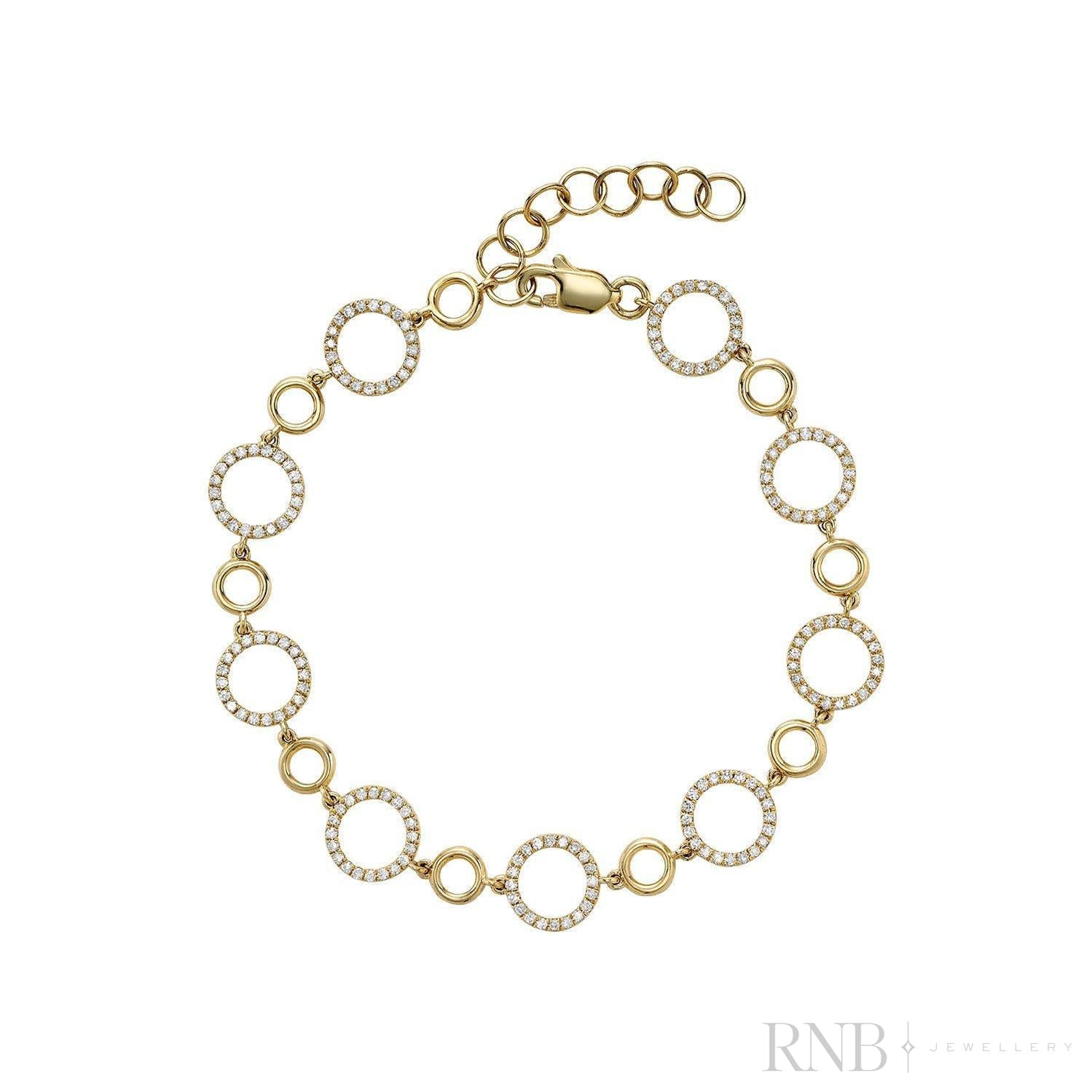 Circle of Life Diamond Bracelet-RNB Jewellery