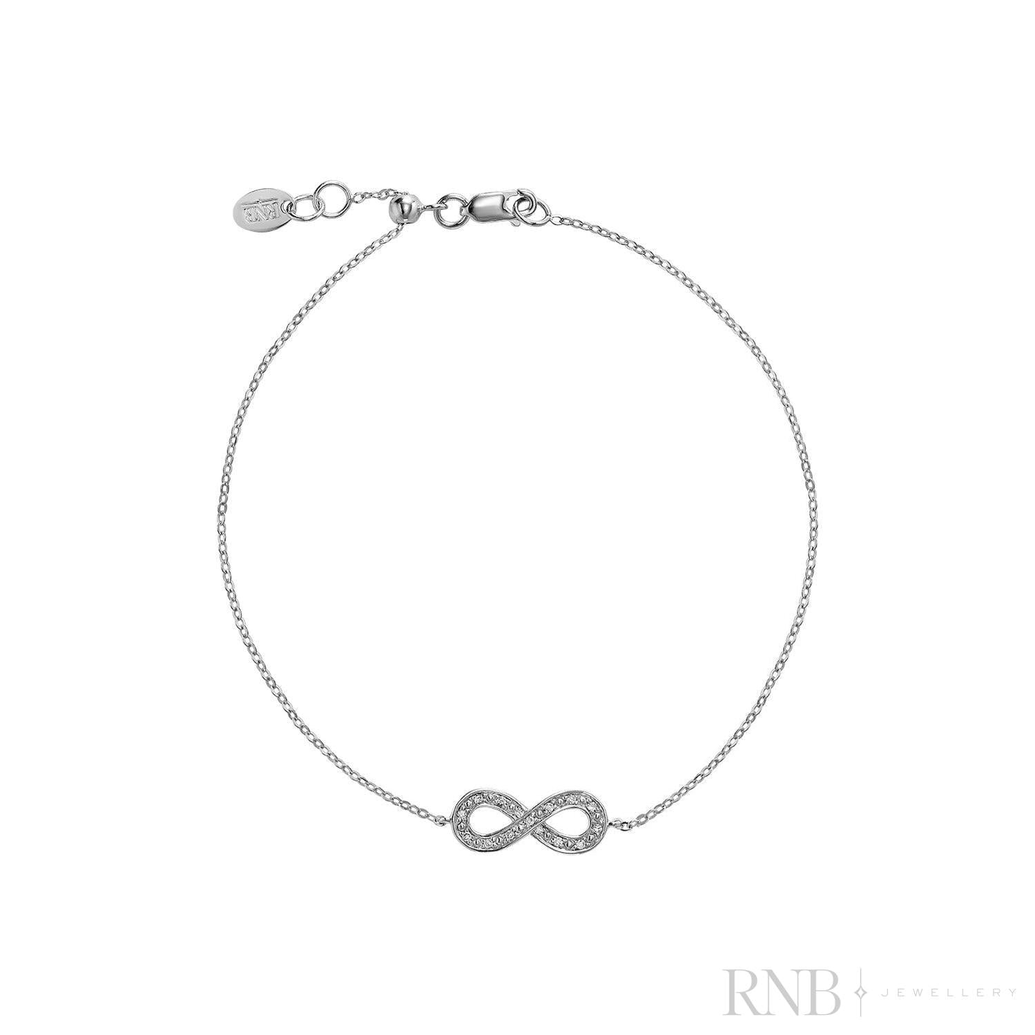 Infinity Diamond Bracelet-RNB Jewellery