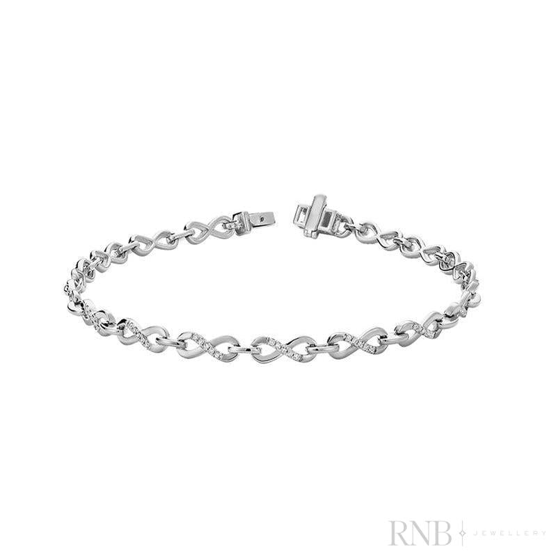 Infinity Diamond Bracelet-RNB Jewellery