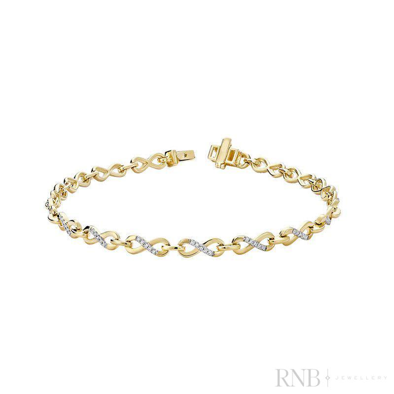 Infinity Diamond Bracelet-RNB Jewellery