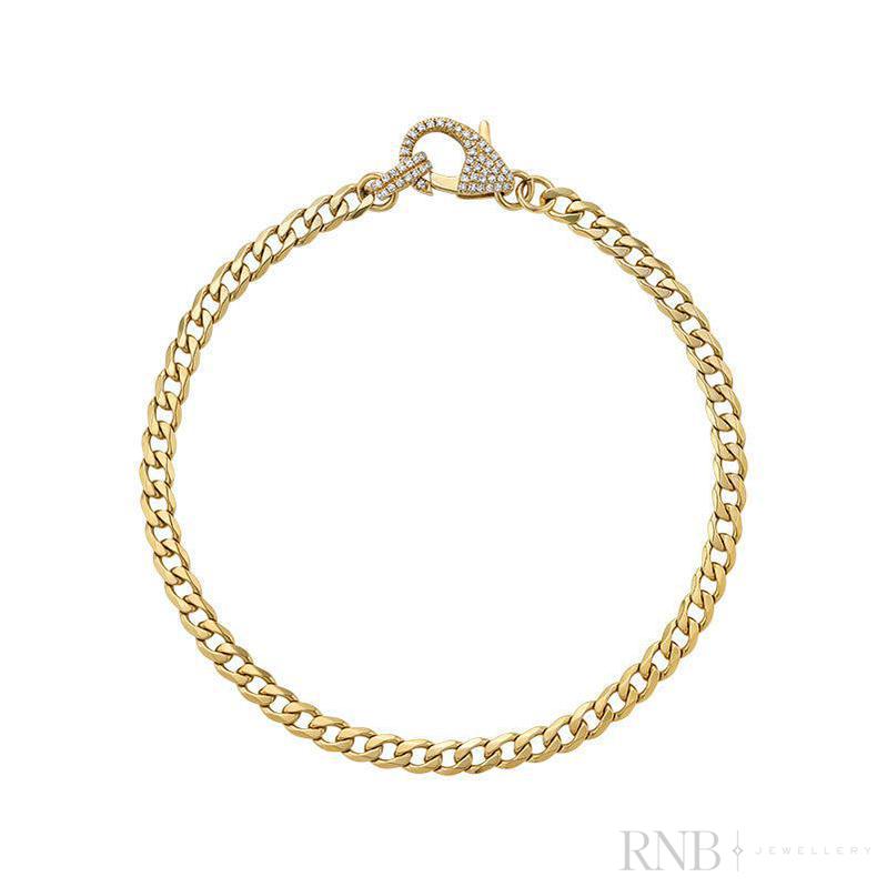 Diamond Cuban Bracelet-RNB Jewellery