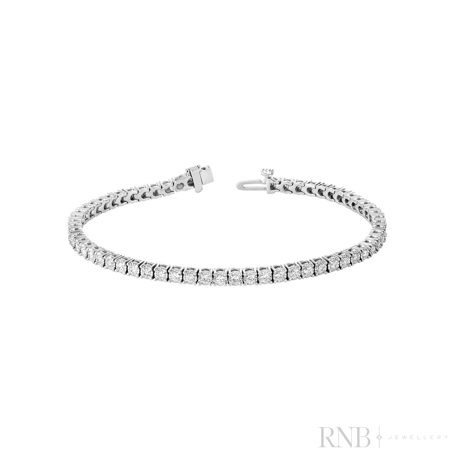 Illusion Diamond Tennis Bracelet-RNB Jewellery