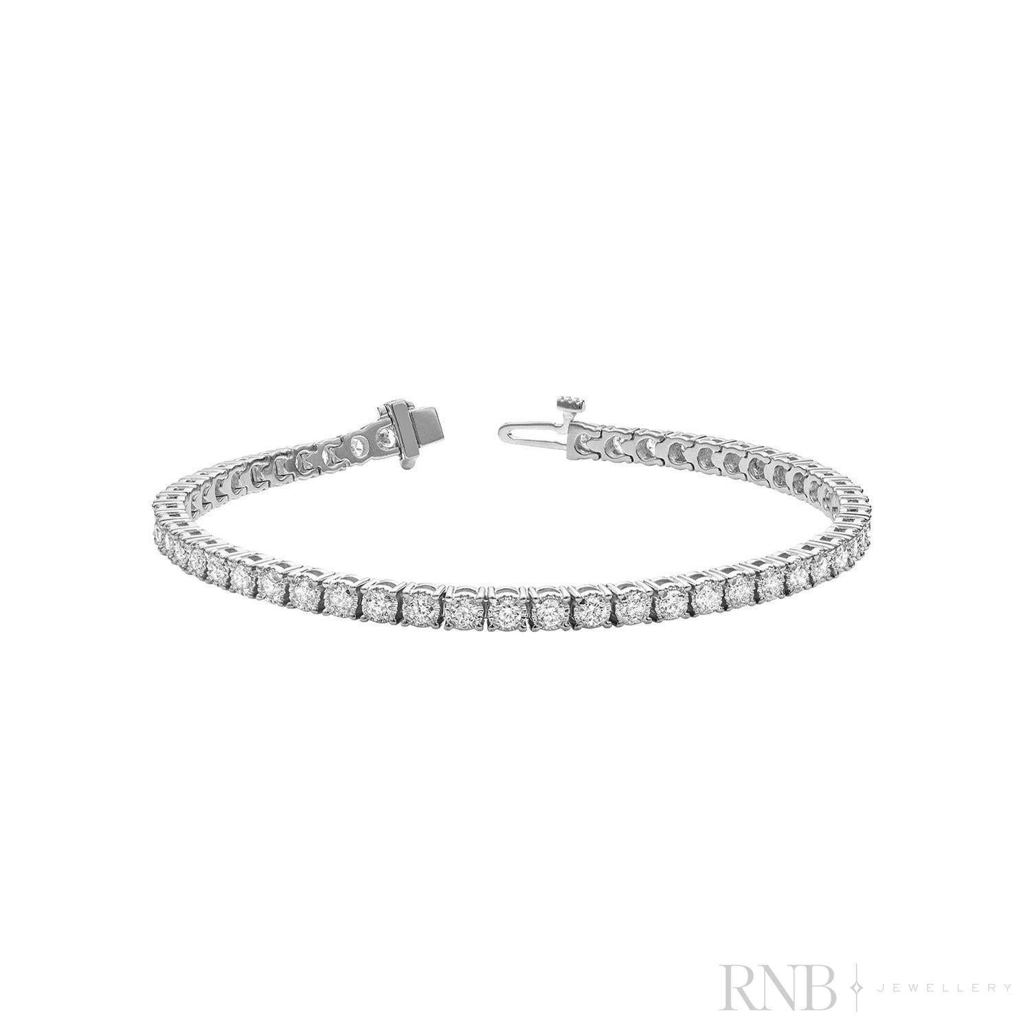 Illusion Diamond Tennis Bracelet-RNB Jewellery